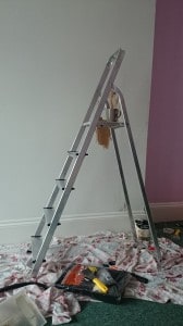 Chris's new 'domestic' step ladders.