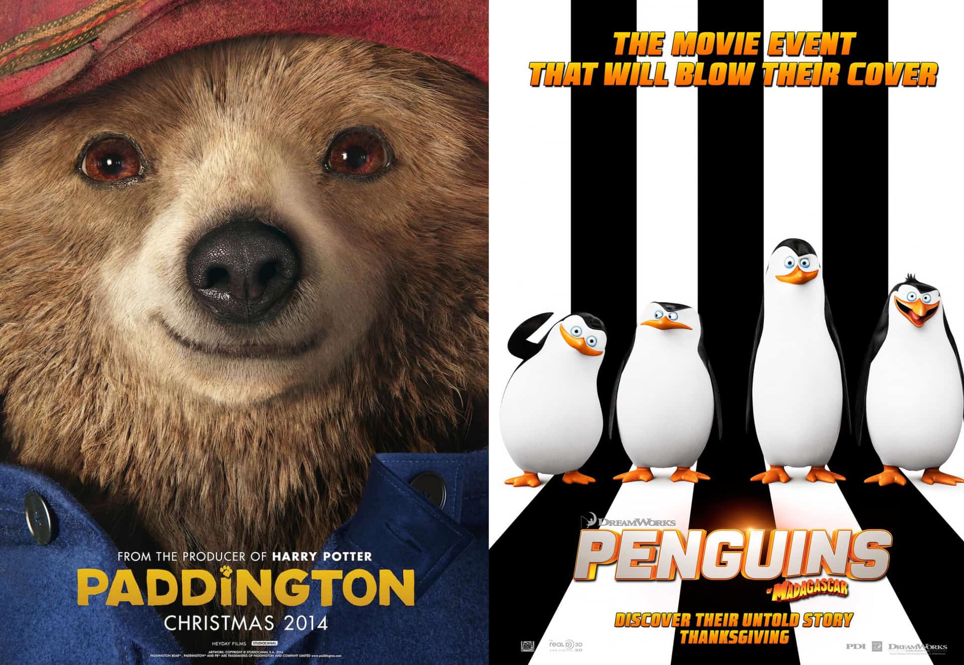 Featured image for “Film Review – Paddington AND Penguins of Madagascar”