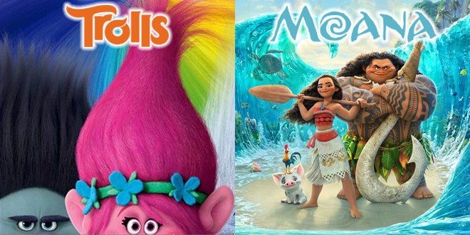 Featured image for “Film Review – Trolls and Moana”