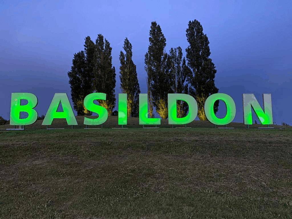 Featured image for “BASILDON sign turned green to mark three year anniversary since Grenfell tragedy”