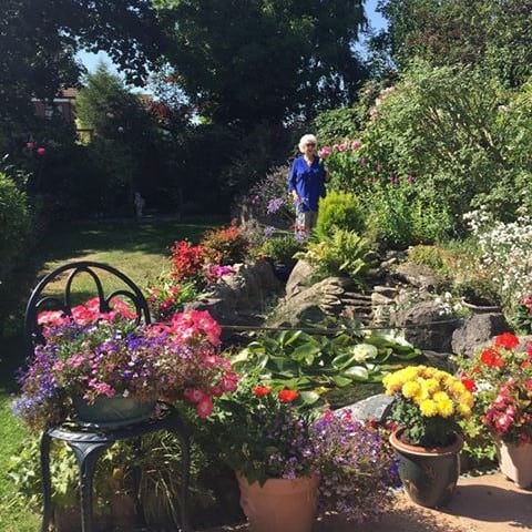 Featured image for “Visually impaired Hospice supporter wins garden photo competition”