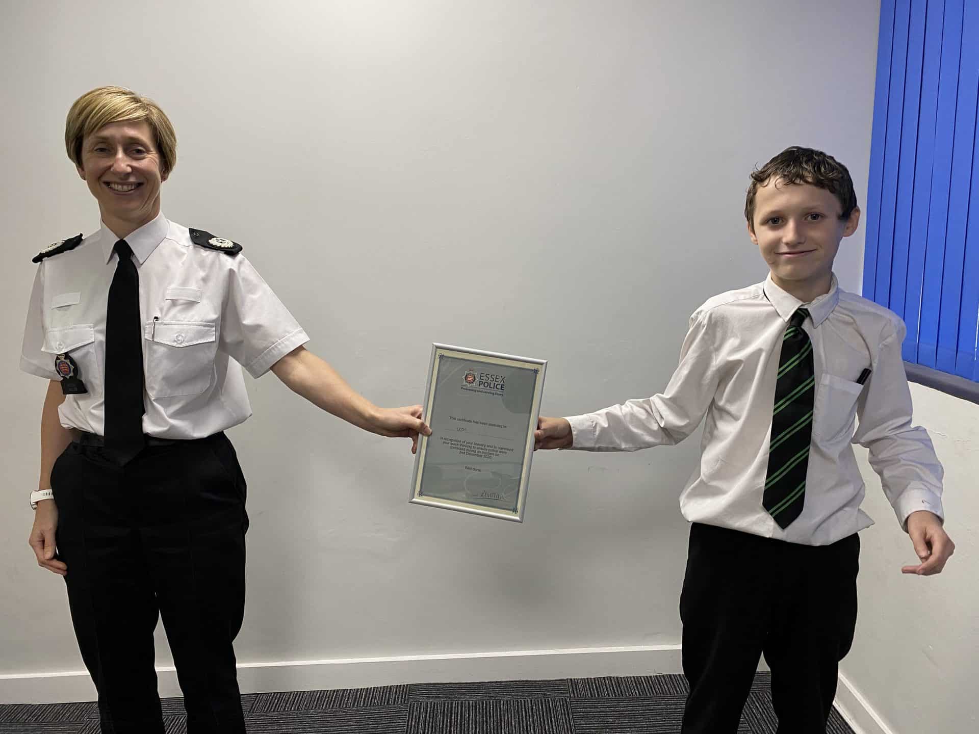 Featured image for “Brave 11-year old Leon gets award for saving mum’s life”