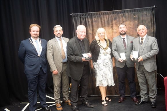 Featured image for “Freedom of the Borough honour bestowed to three clergymen across Thurrock”