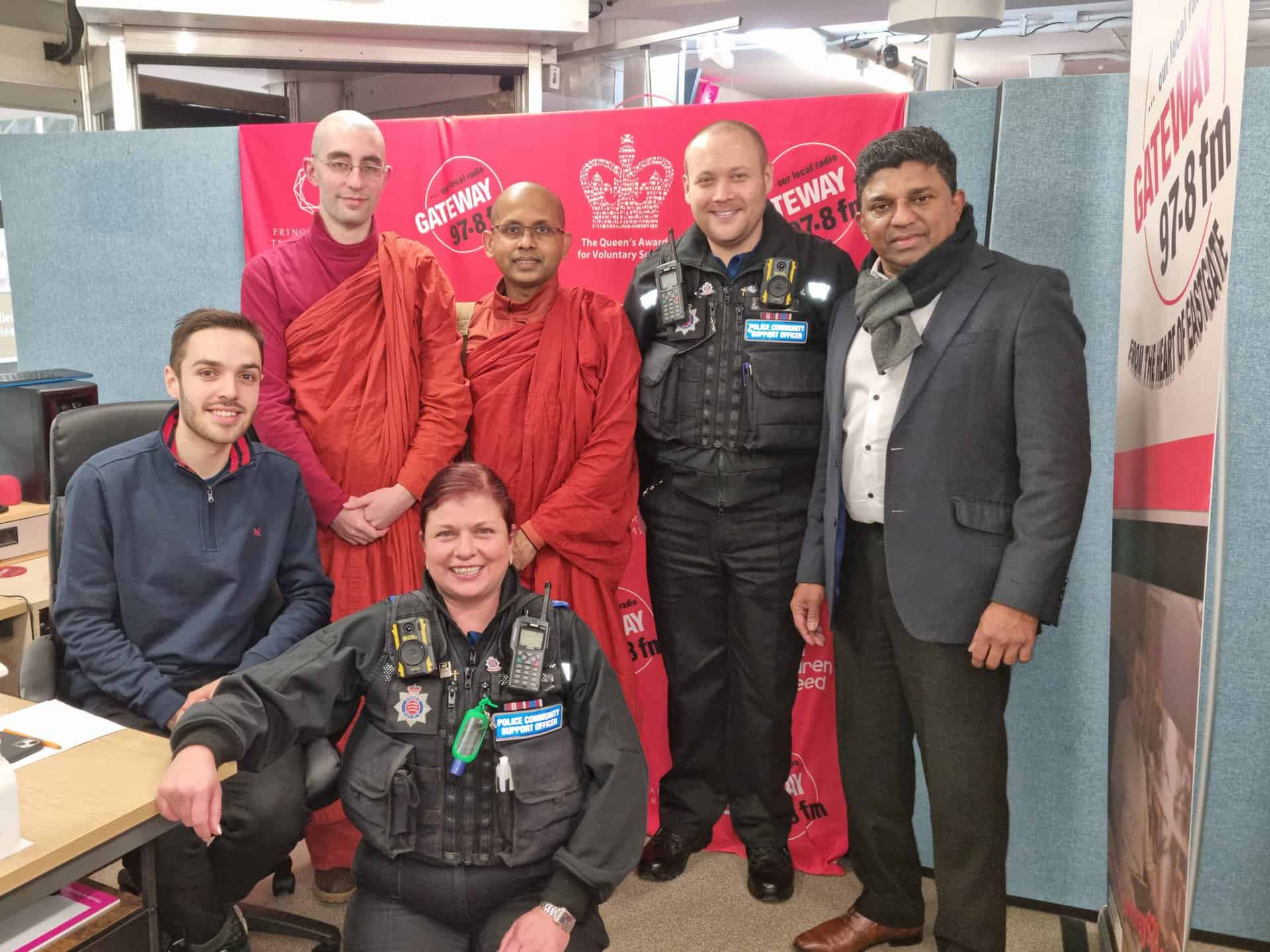 February visit from the Dhamma Land Buddhist monks