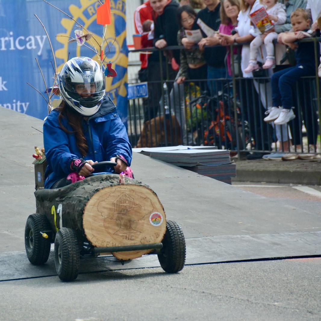 The Treehouse Club take part in the Billericay Soapbox Derby in support of Rotary