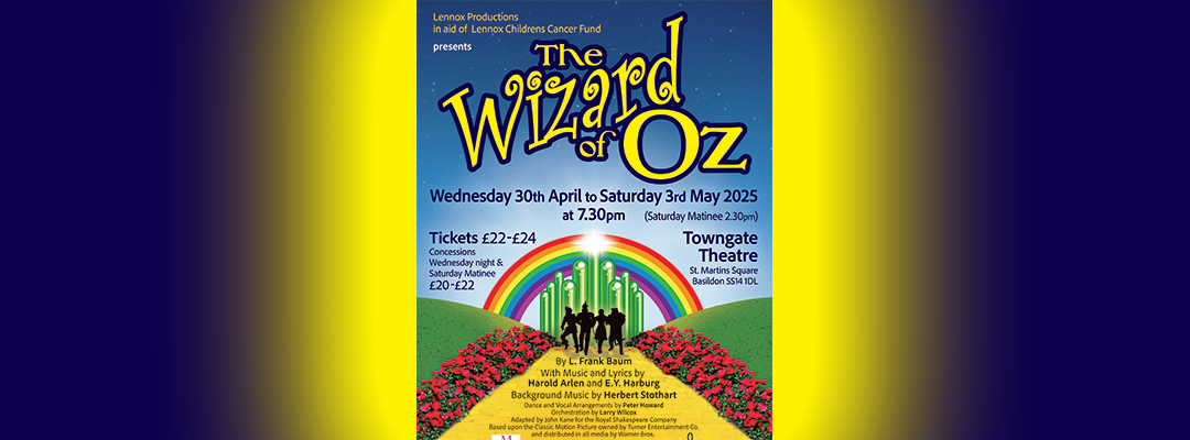 Featured image for “Wizard of Oz comes to Towngate Theatre”