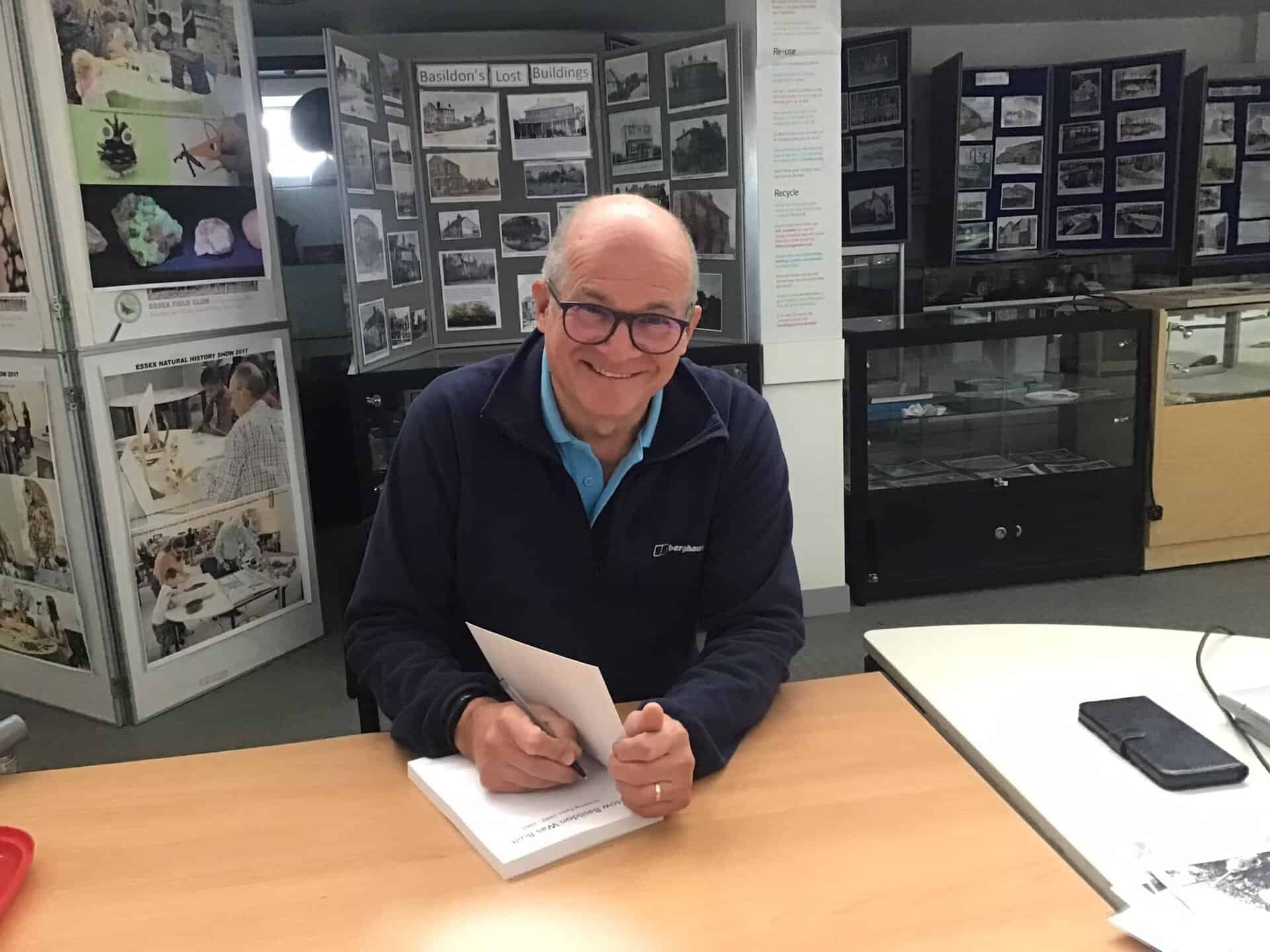 Featured image for “Basildon history author hands over £1600 cheque to heritage centre”