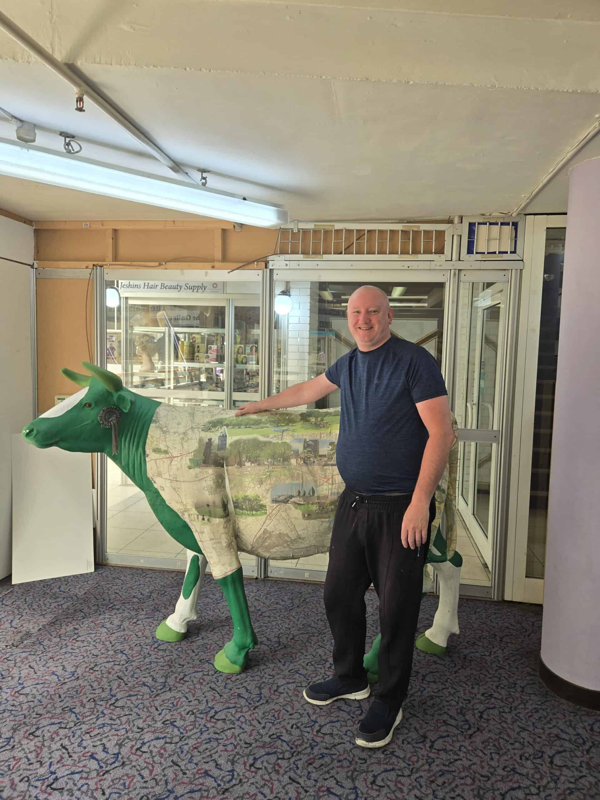 Featured image for “Eastgate arts exhibition missng cow found”