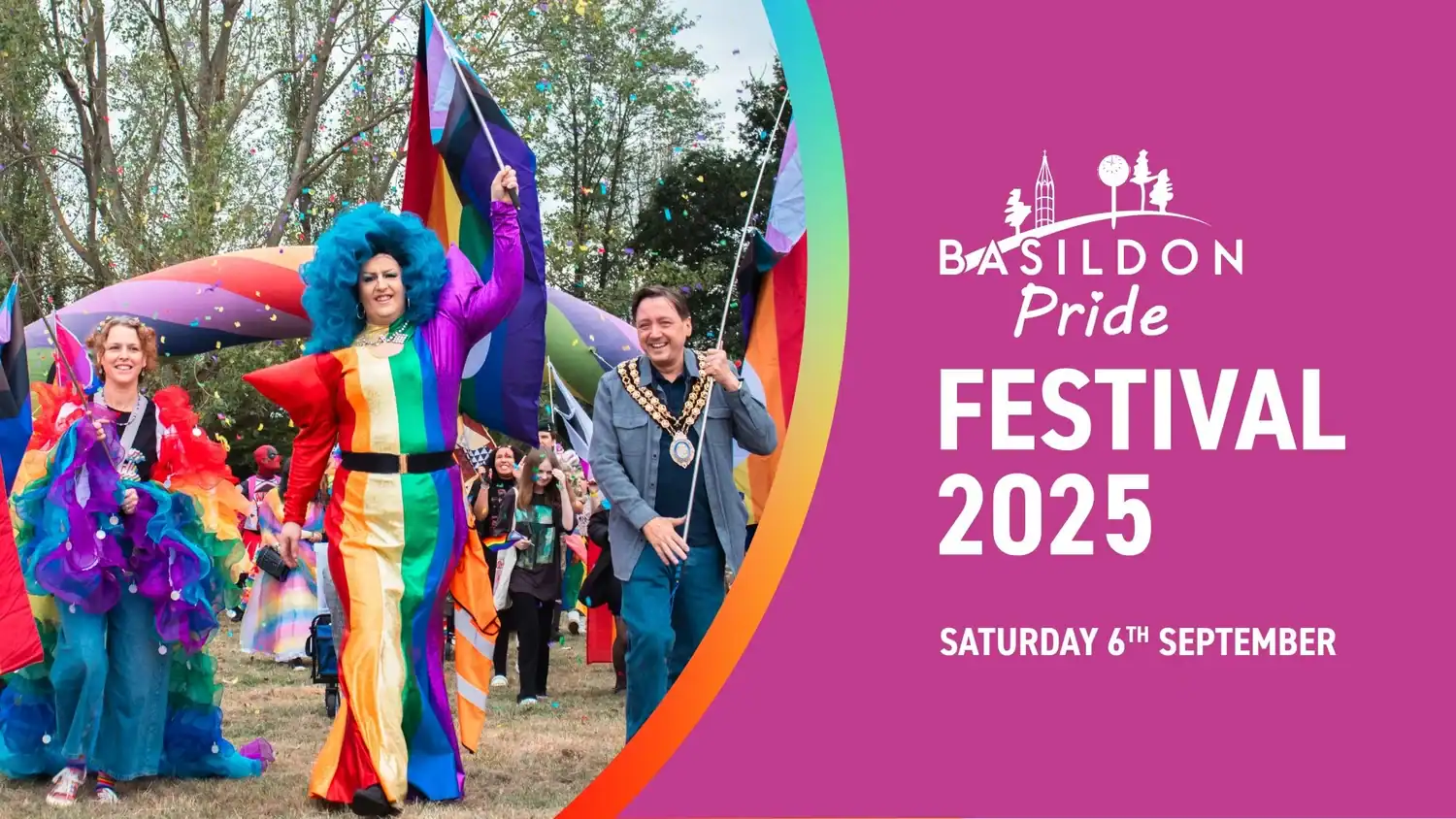 Featured image for “Basildon Pride Festival is back on 6th September 2025”