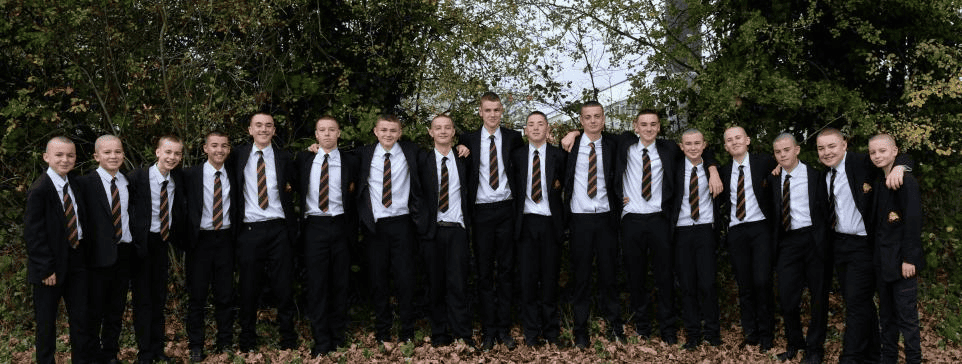 Featured image for “Year 9 boys from Mayflower School shave heads to support friend with cancer”