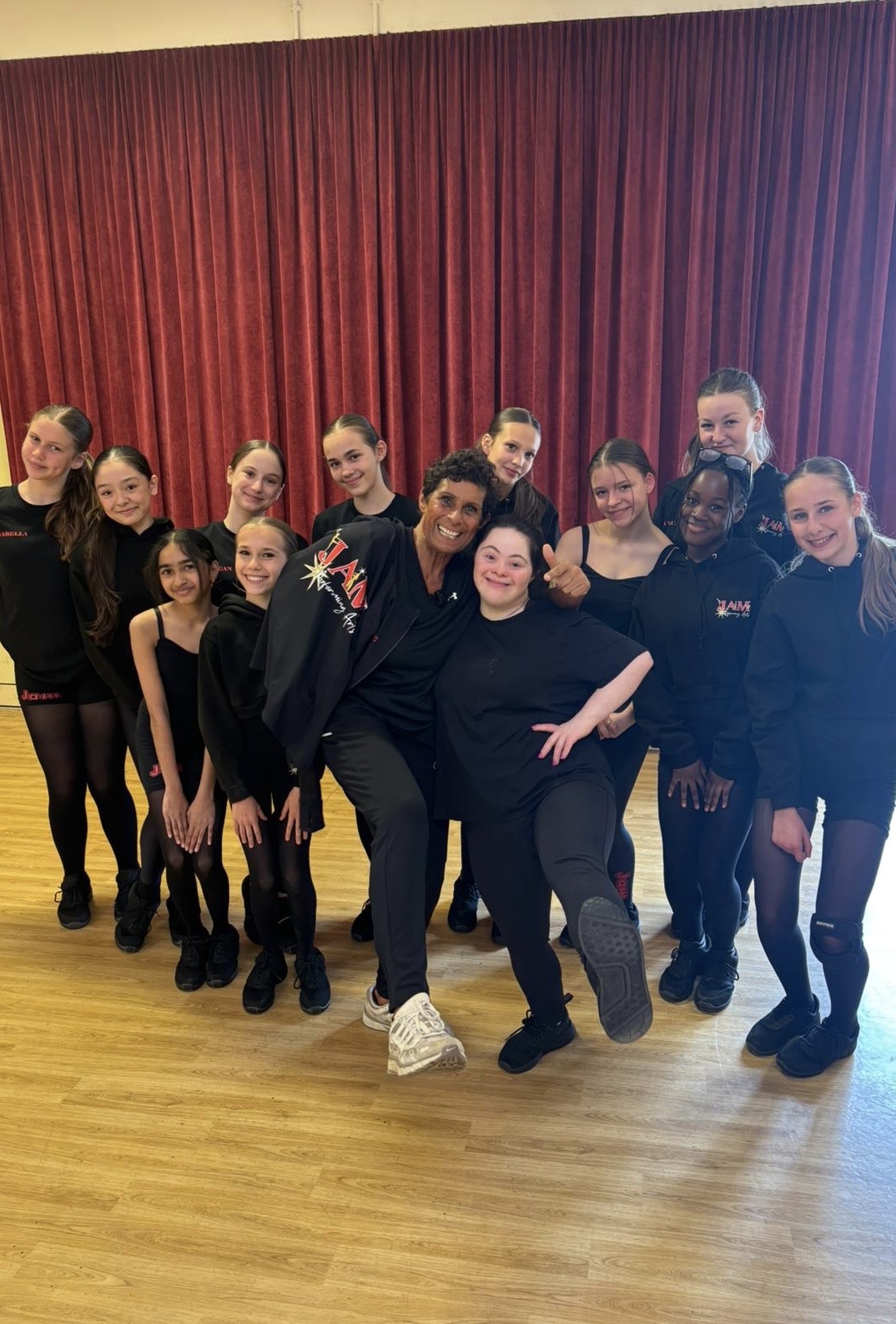 Featured image for “Fatima Whitbread joins Essex dance school with Strictly Star for UK charity campaign”